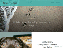 Tablet Screenshot of barkingmadlab.com